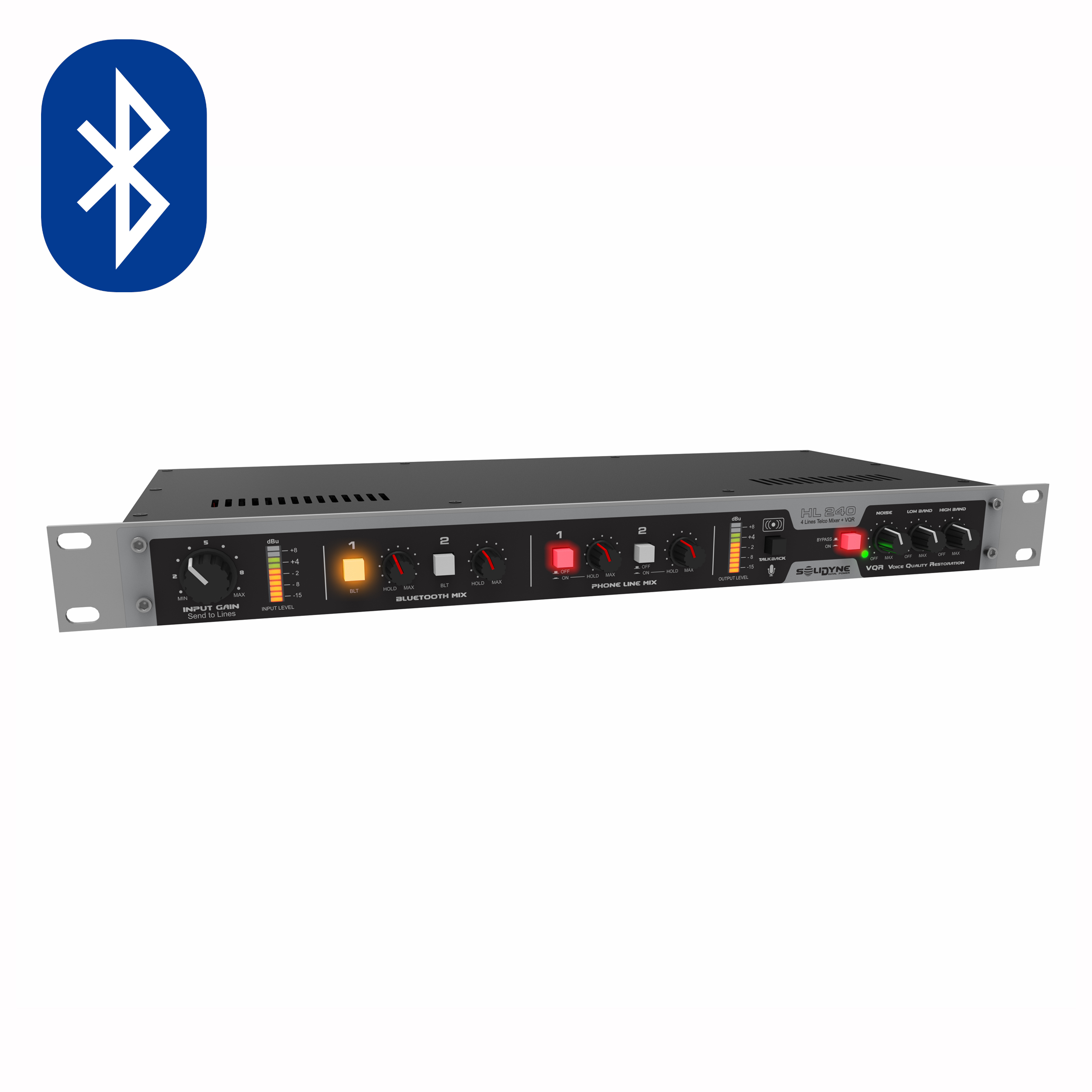 Solidyne HL240 4 on-Air Interviews Individually or in Conference