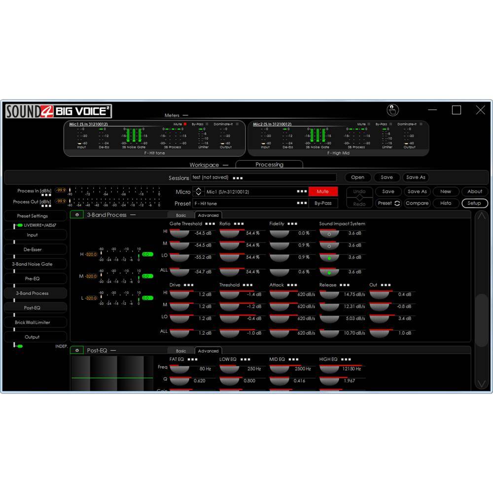 Sound 4 Big Voice 3 Band 2 Channel Voice Processor - Image 4