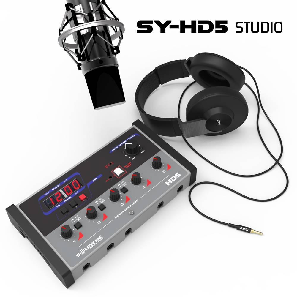 Solidyne HD5-STUDIO Box 612/816/822 5x Headset Distributor - Image 4
