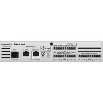 Symetrix Prism 4X4-DANTE Programmable DSP