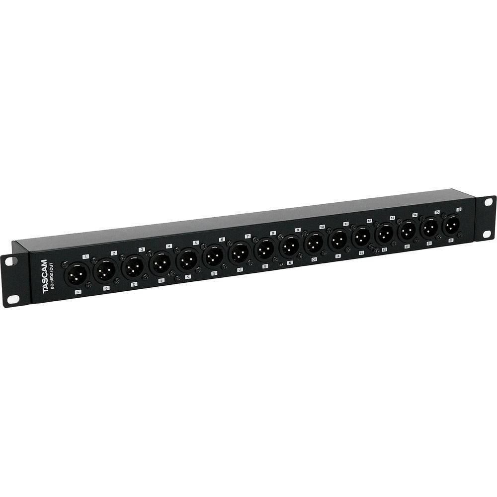 TASCAM BO-16DX/OUT 16 Channel D-Sub XLR (male) Breakout Box