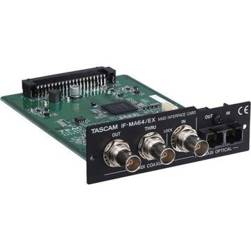 TASCAM IF-MA64/EX BNC & Optical MADI Interface / Thru Card for DA-6400