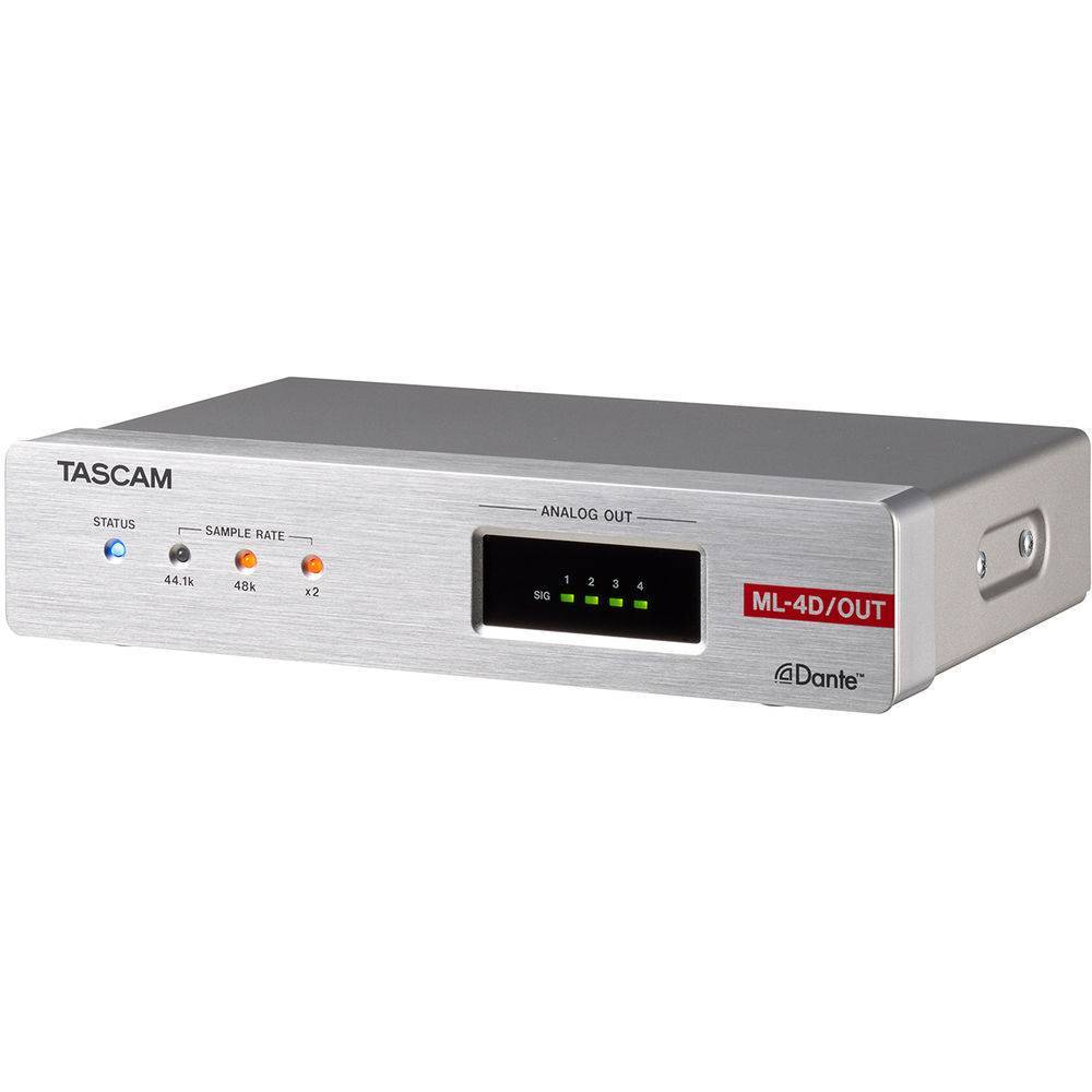 TASCAM ML-4D/OUT-E Line Output Dante Converter w/ DSP Euroblock