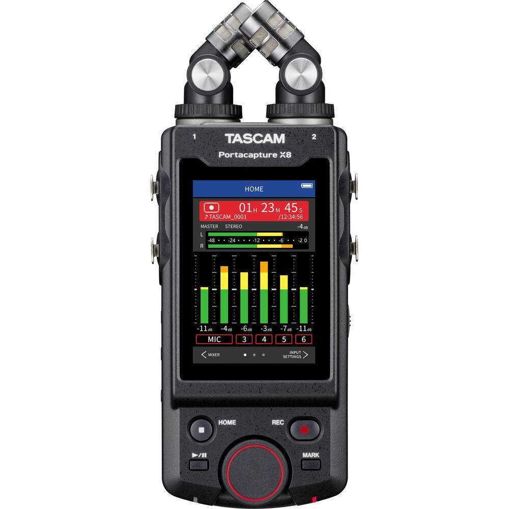 TASCAM PORTACAPTURE-X8 32-BIT Float Portable Audio Recorder