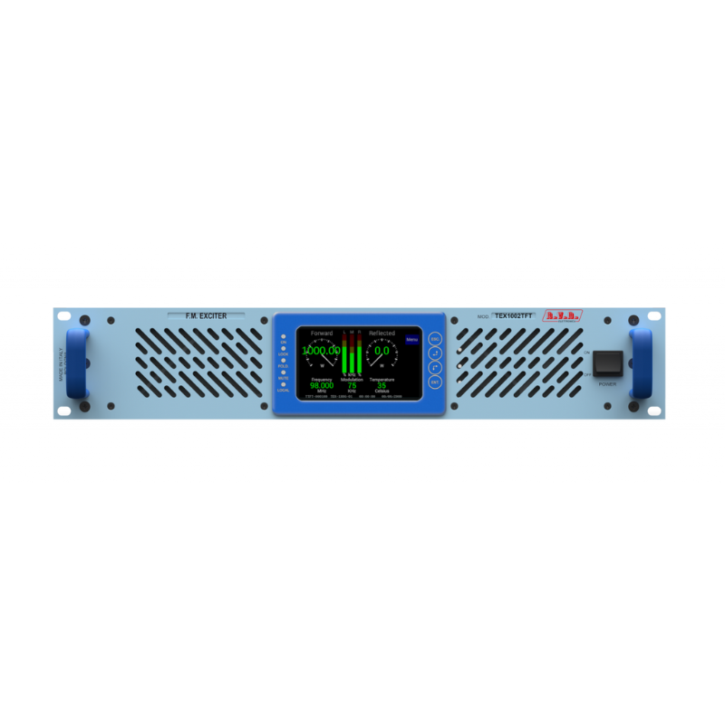RVR TEX1002/TLW Compact 1kW Solid State Mic-Controlled FM Mono/MPX/Stereo
