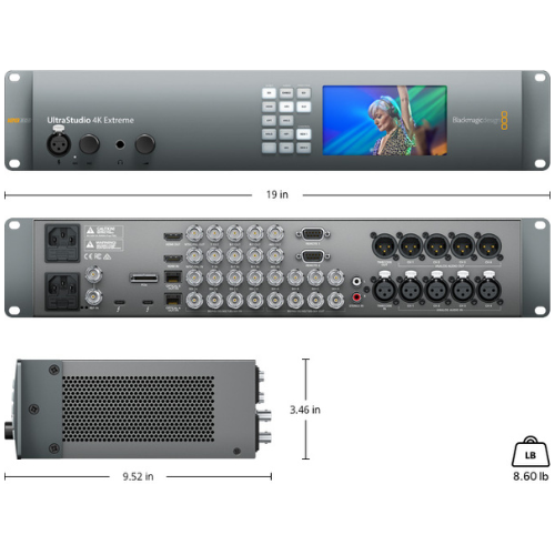 Blackmagic Design BMD-BDLKULSR4KEXTR3 Ultrastudio 4K Extreme 3 - Image 6