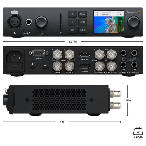 Blackmagic Design BMD-BDLKULSDMINI4K Ultrastudio 4K Mini Thunderbolt 3 - Image 3