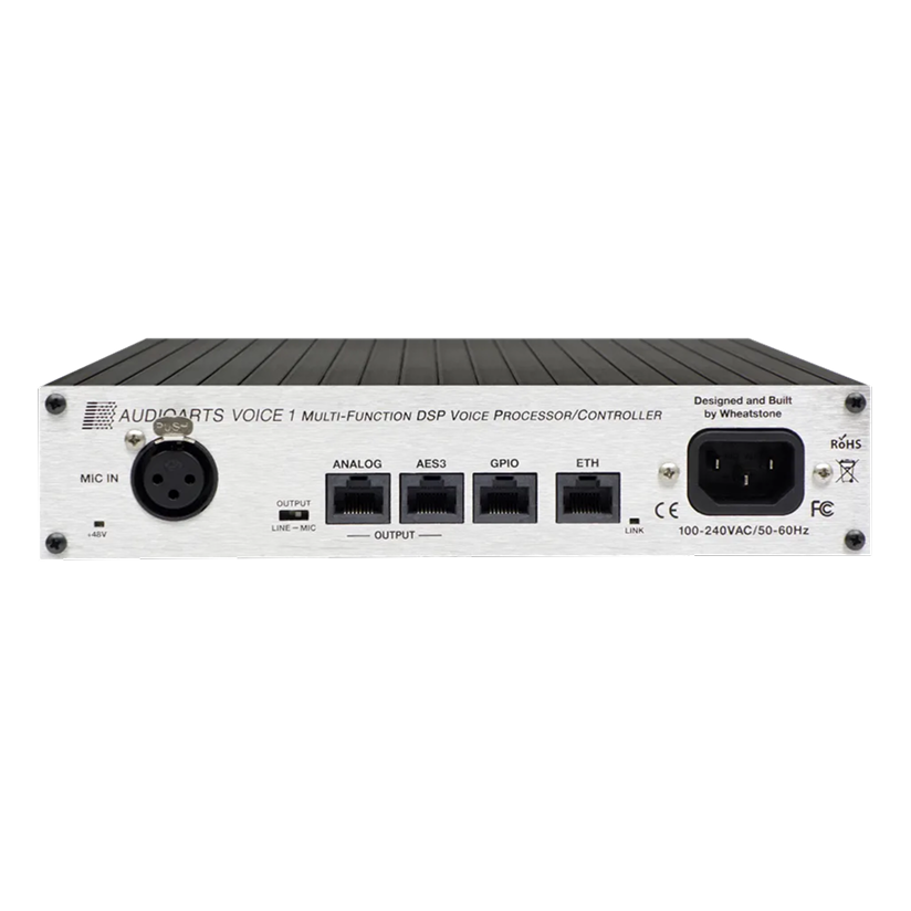 Wheatstone Voice 1 Broadband Digital Voice Processor w/Wnip & AES67 Rack Kit - Image 2