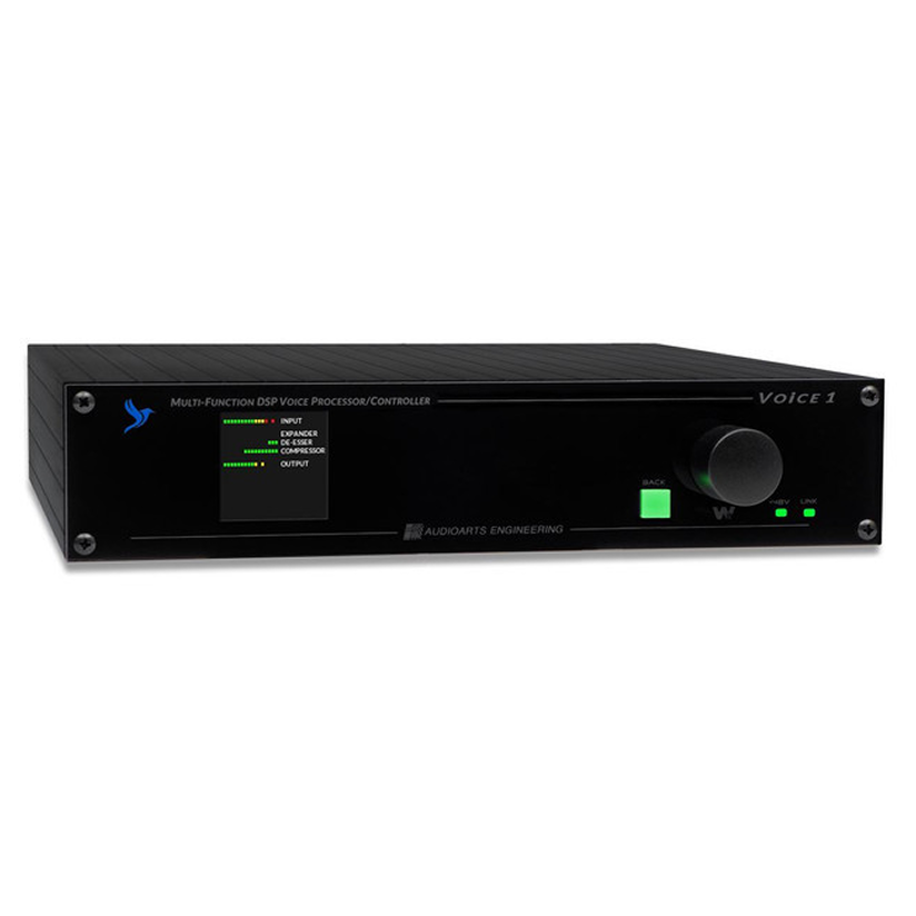 Wheatstone Voice 1 Broadband Digital Voice Processor w/Wnip & AES67 Rack Kit