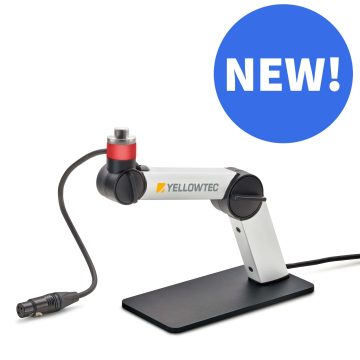 Yellowtec YT3005-XLR Table Stand Alu/Whit Onair Indicator