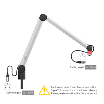 Yellowtec YT3205-XLR on Air Microphone Arm M Aluminum