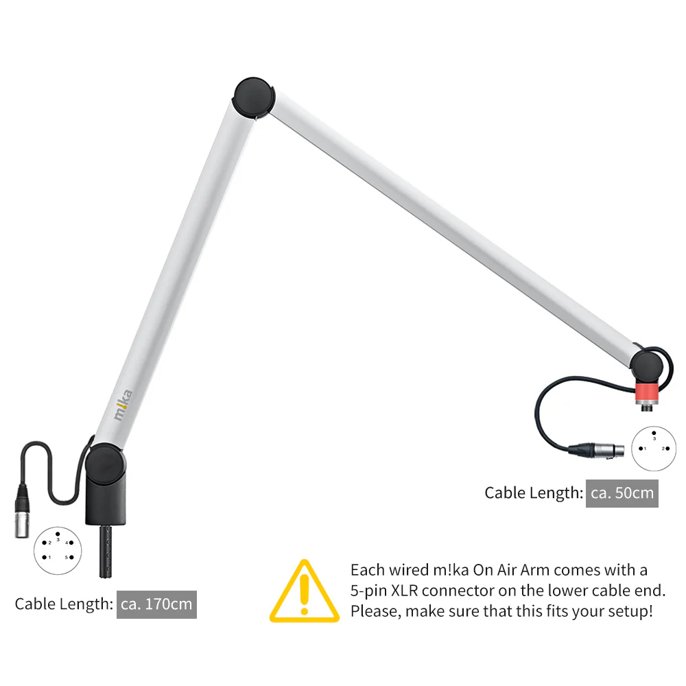 Yellowtec YT3305-XLR on Air Microphone Arm XL Aluminum