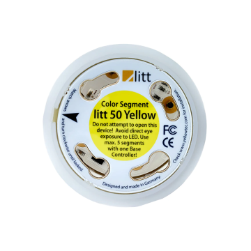 Yellowtec YT9803 Litt 50/22 Color Segment Yellow Black