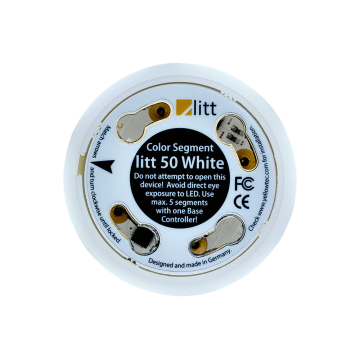 Yellowtec YT9804 Litt 50/22 Color Segment White Black