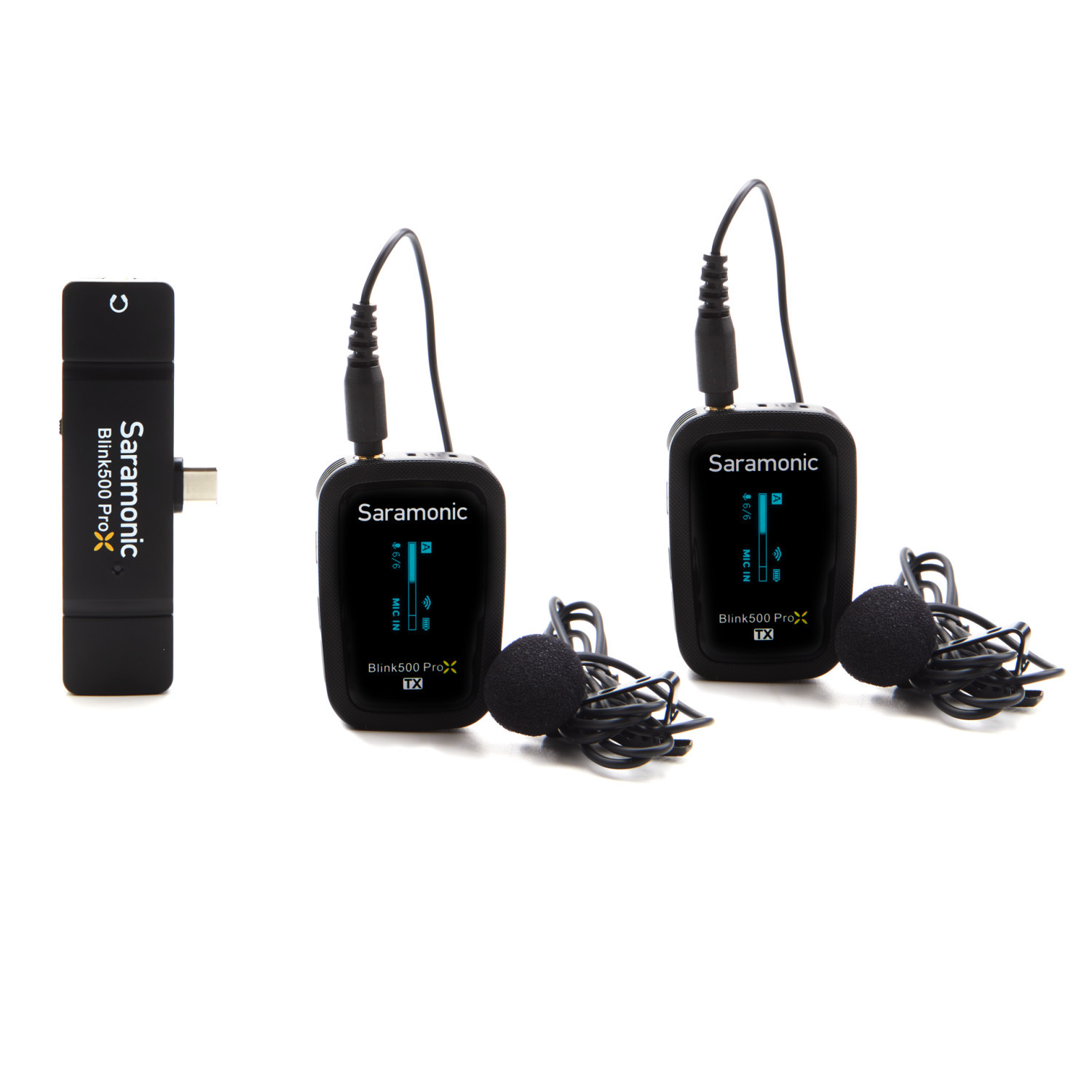 Saramonic Blink 500 ProX B6 2-Person Wireless Kit with USB-C Receiver